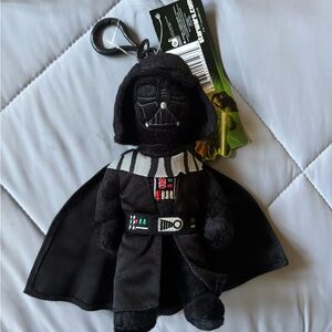 Star Wars Black and Gray Plush Keychain